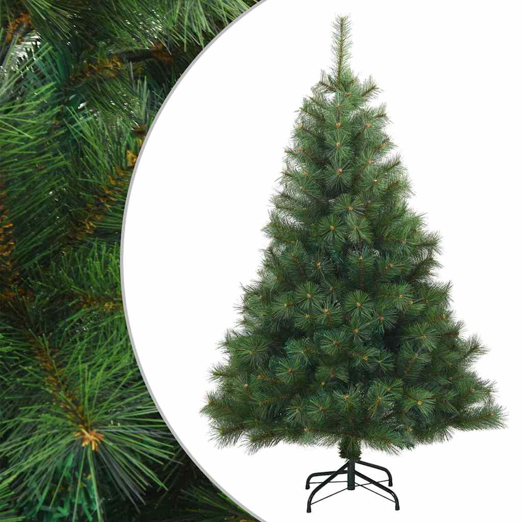 Kunstig sammensatt juletre med stativ grønn 150 cm PVC, stål