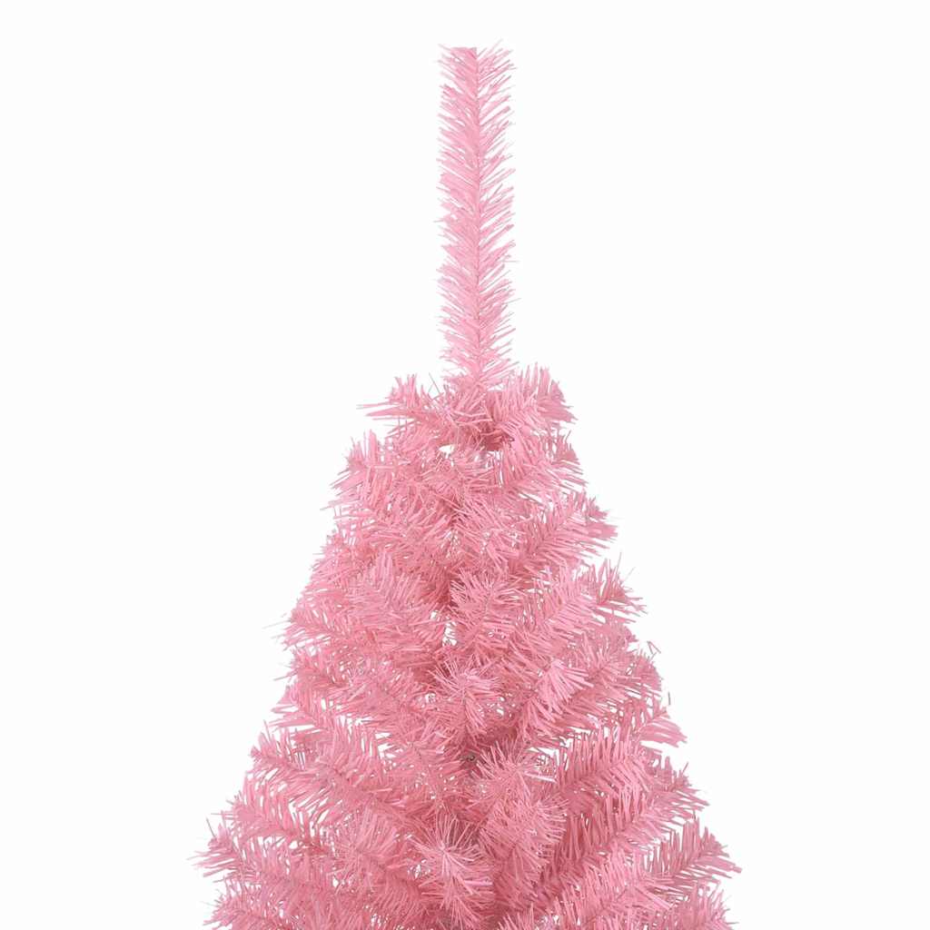Kunstig Forhåndsopplyst Juletre med 150 LED Rosa 150 cm PVC