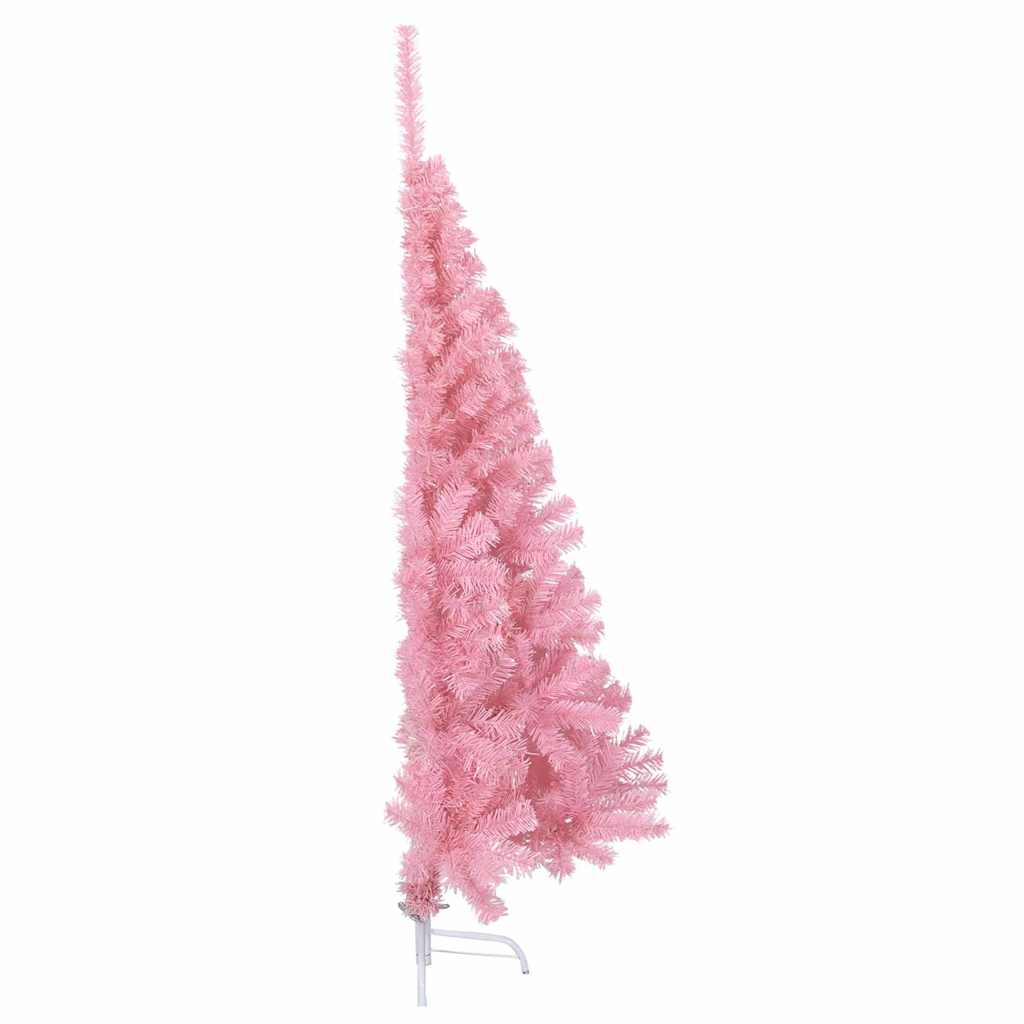 Kunstig Forhåndsopplyst Juletre med 150 LED Rosa 150 cm PVC