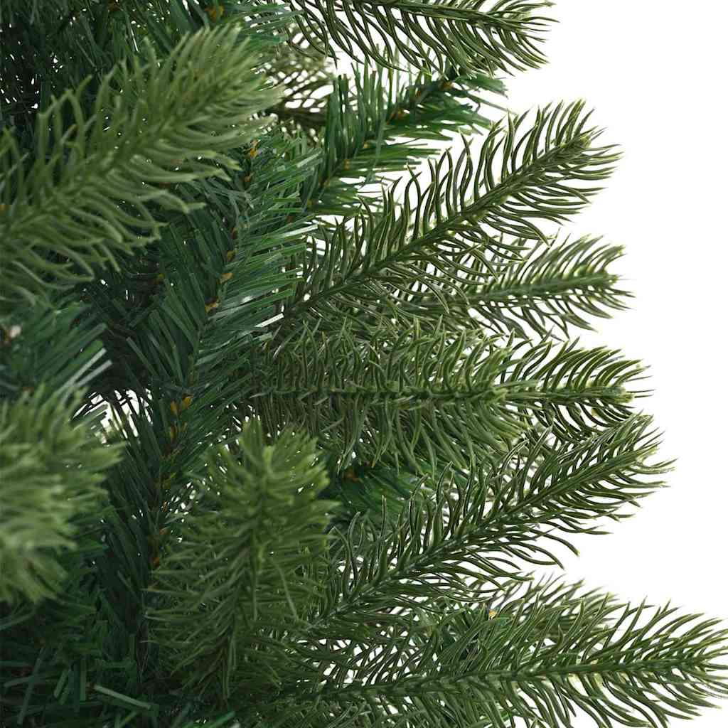 Kunstig juletre med 150 LED med stativ grønn 120 cm PE og PVC