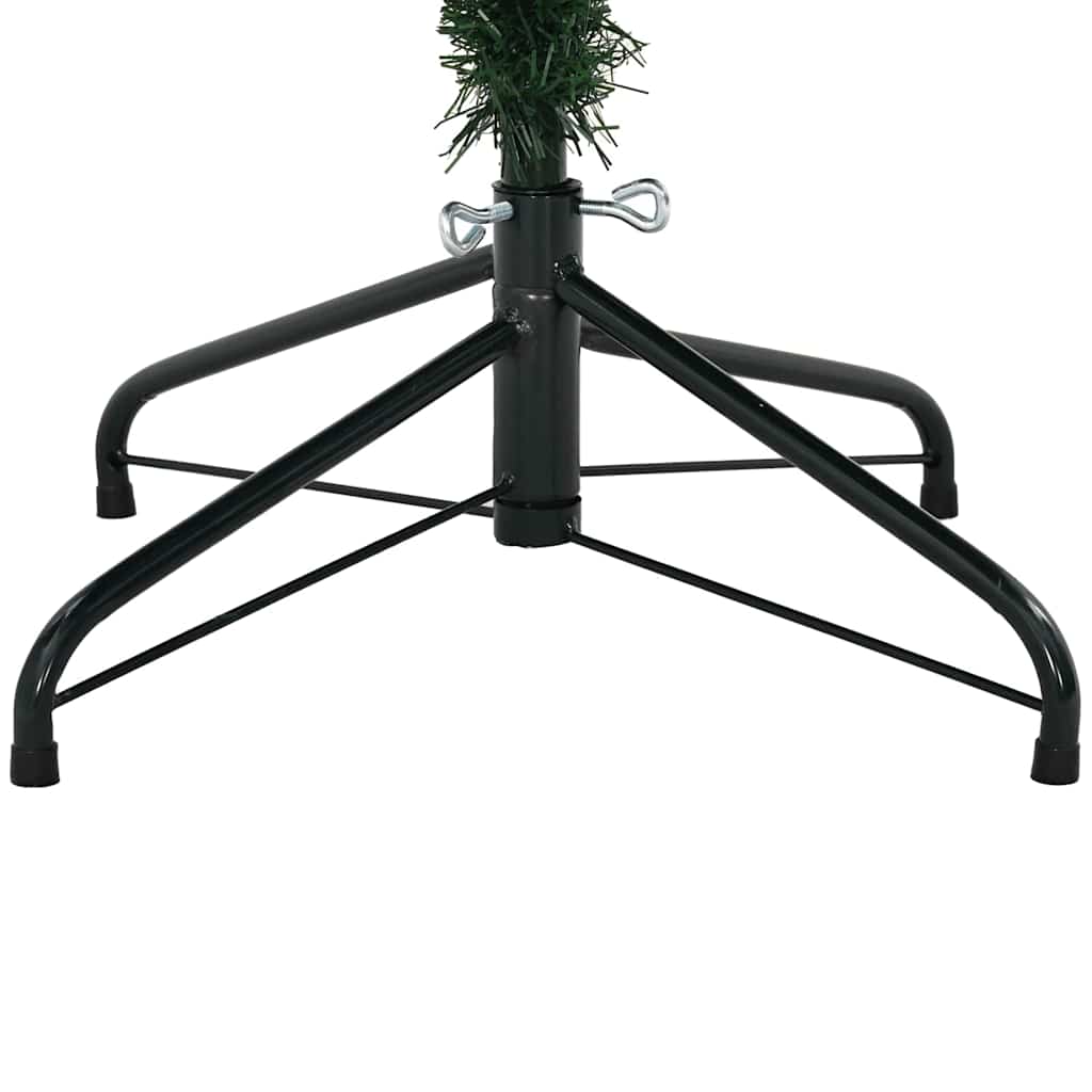 Kunstig juletre med 300 LED med stativ grønn 180 cm PE og PVC