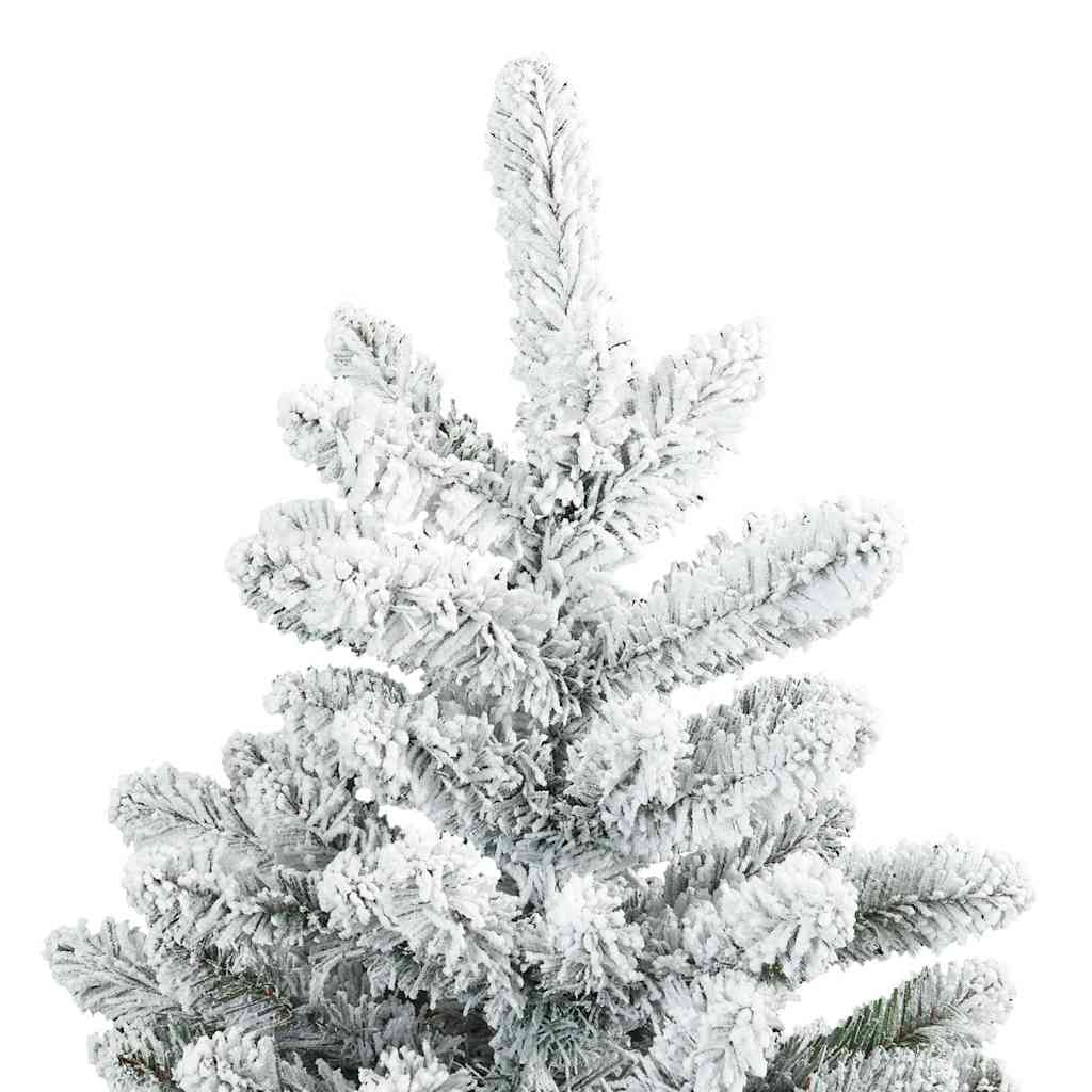 Kunstig sammensatt juletre med 150 LED Hvit 150 cm PVC og stål