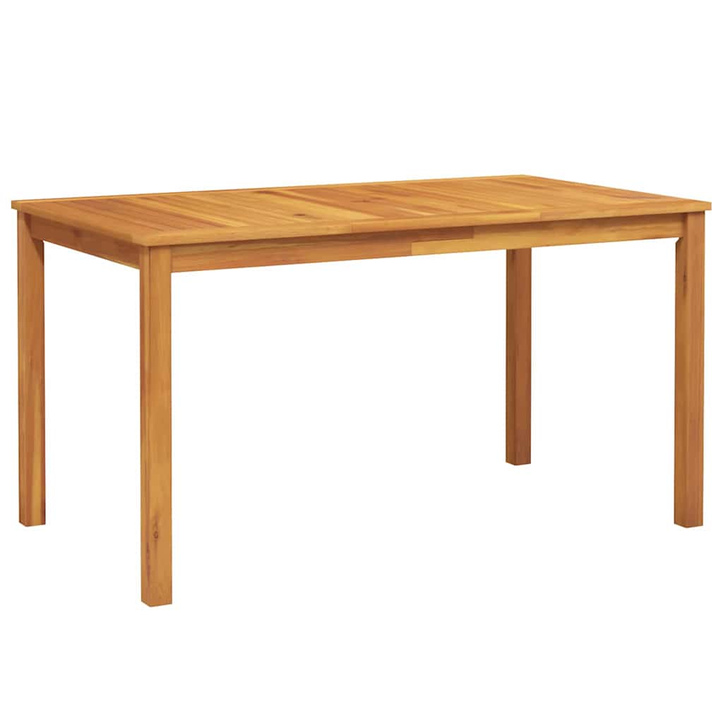 Hage Spisegruppe Sammenleggbar 7 pcs Brun Solid akasietre