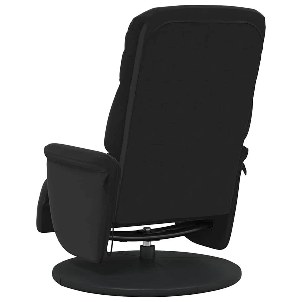 Massasjestol Svart 91 x 71 x 105 cm Fløyel