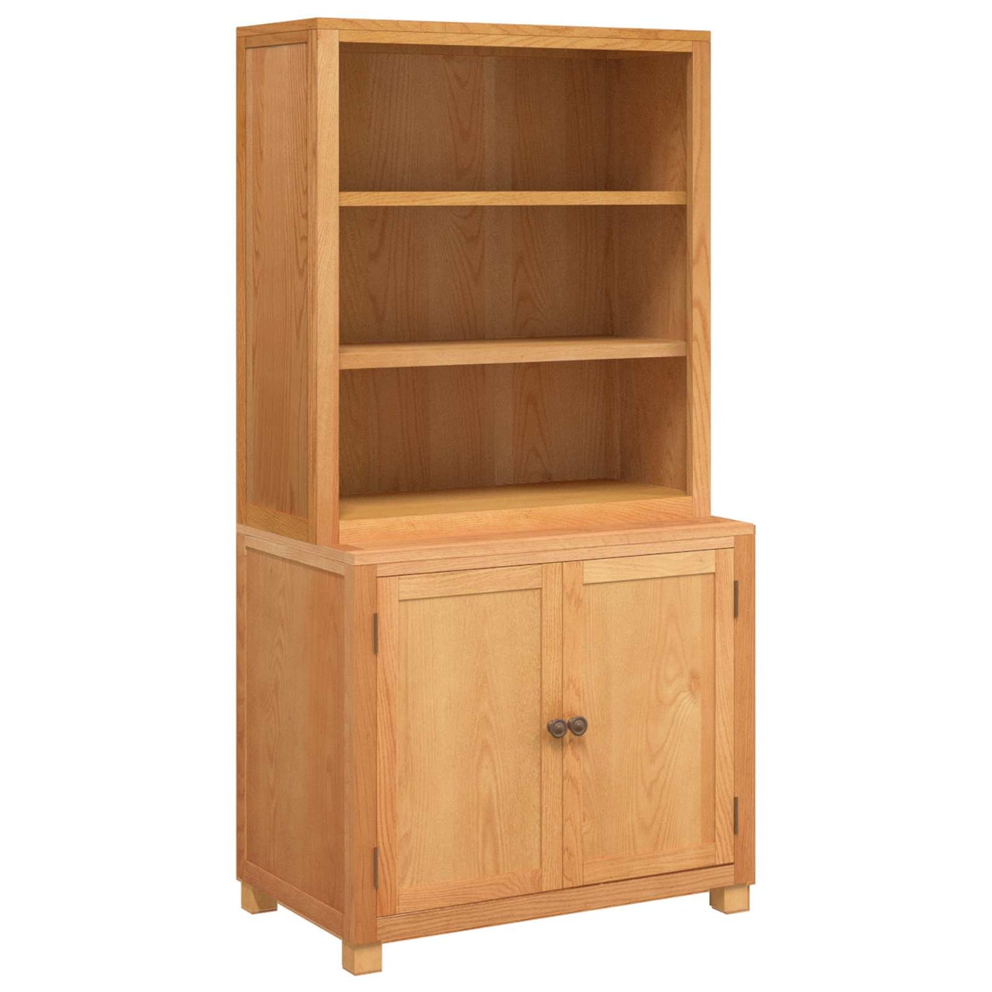 Lager møbelsett 2 stk. Brun 80 x 50 x 160 cm Massivt Eiketre