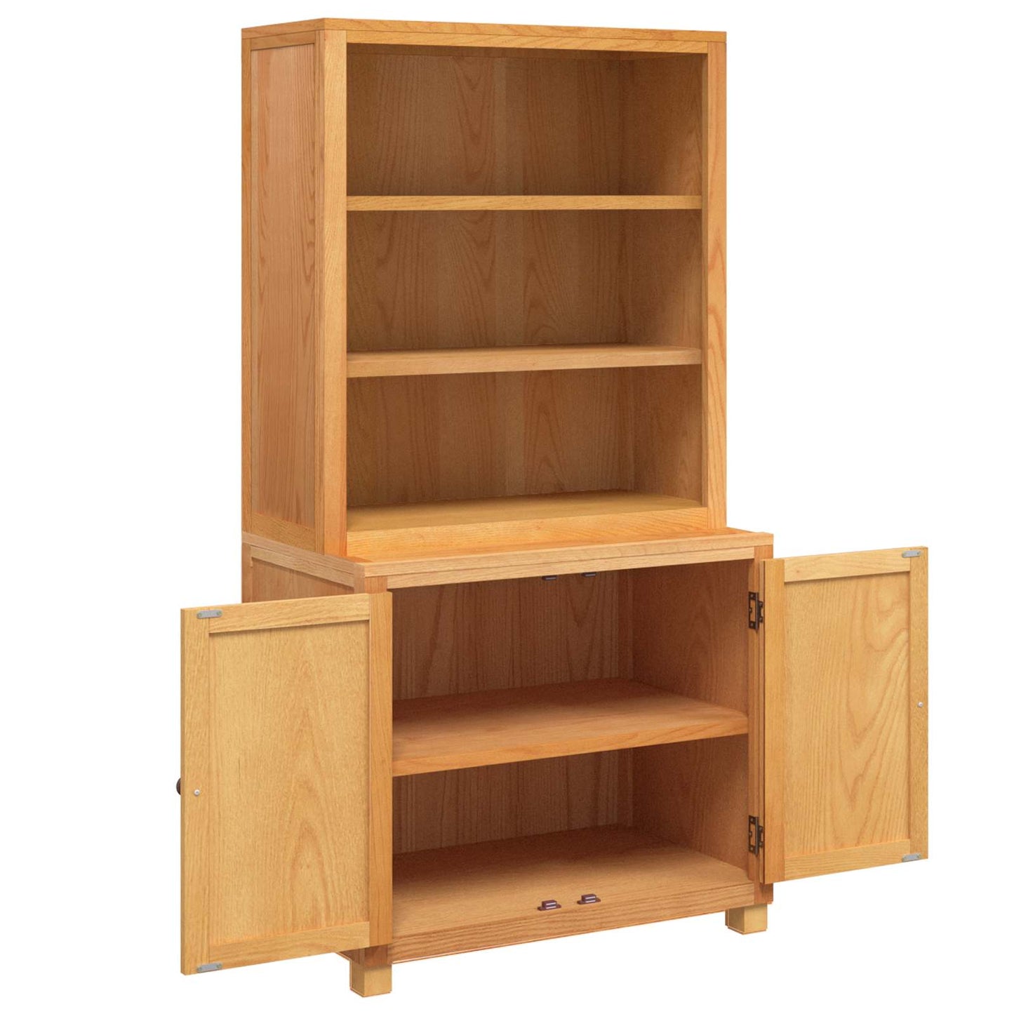 Lager møbelsett 2 stk. Brun 80 x 50 x 160 cm Massivt Eiketre