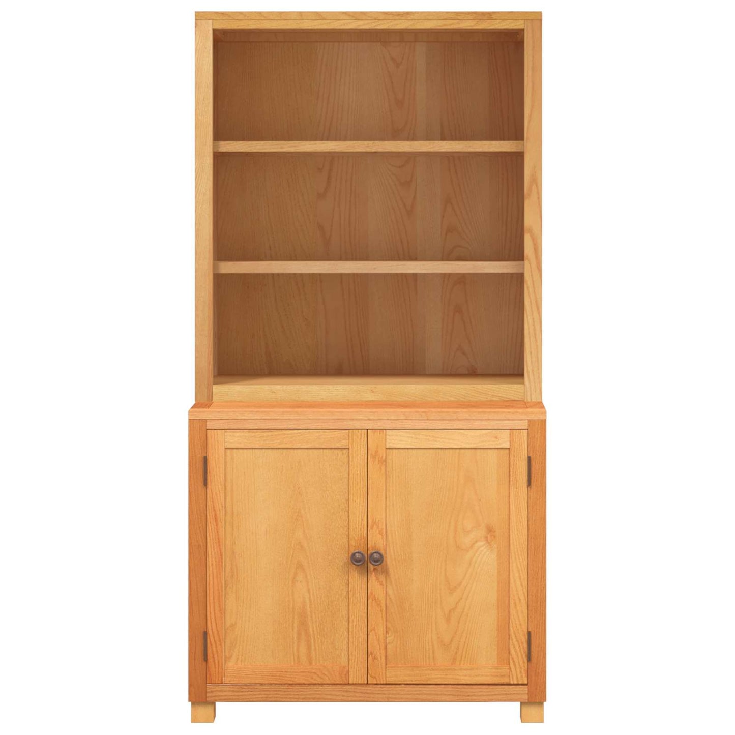 Lager møbelsett 2 stk. Brun 80 x 50 x 160 cm Massivt Eiketre