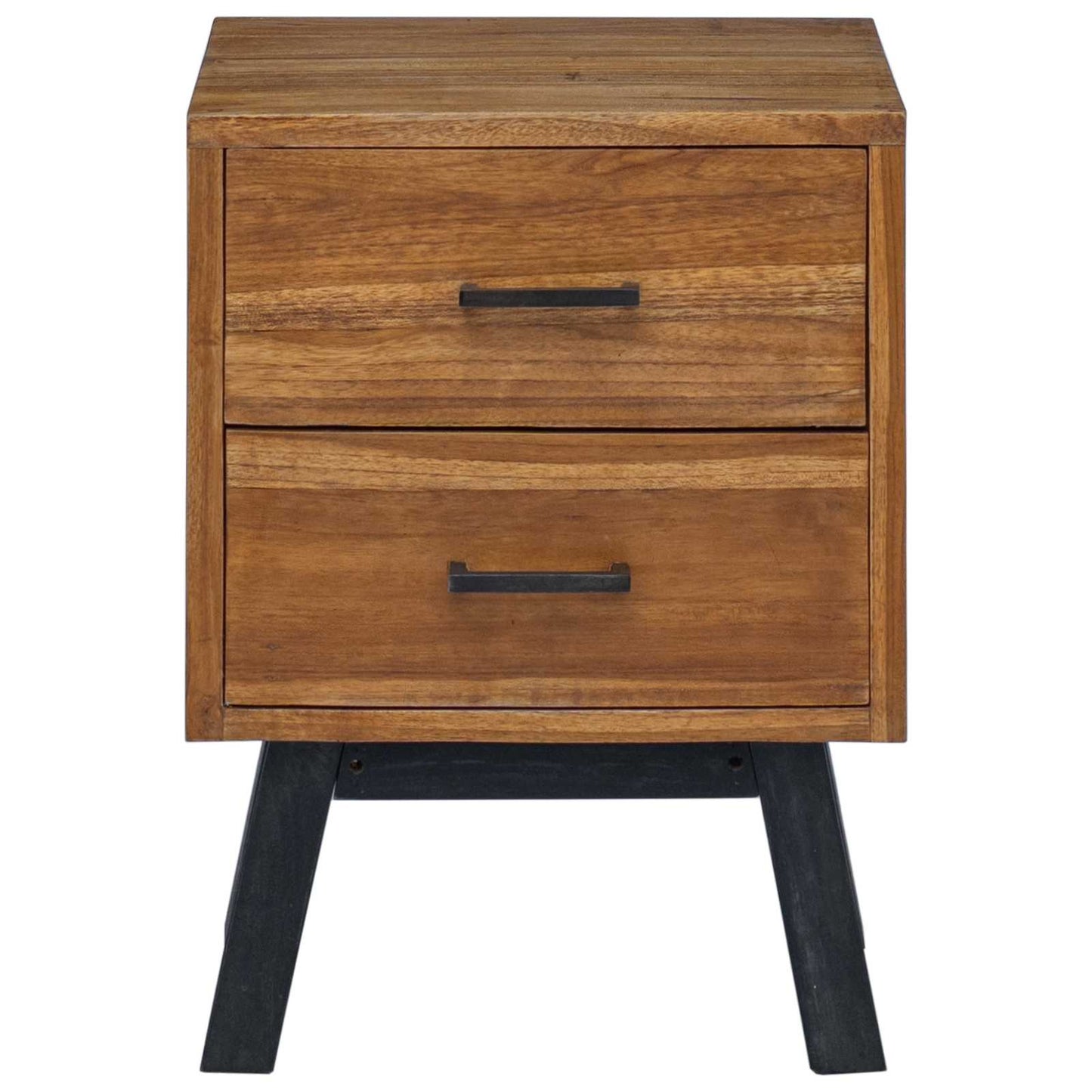 Nattbord med skuff Naturlig 40 x 35 x 55 cm Massivt Teaktre
