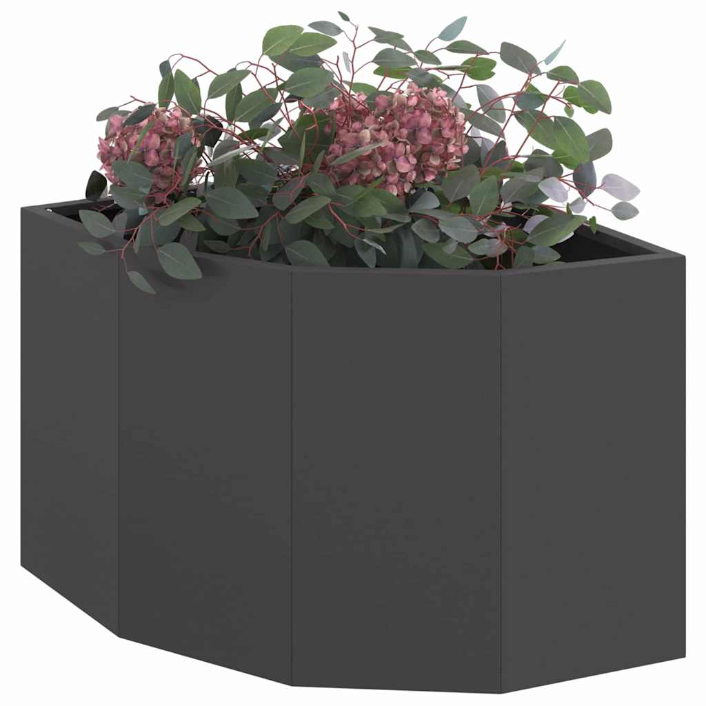 Hjørne Plante Svart 45 x 45 x 35 cm Stål