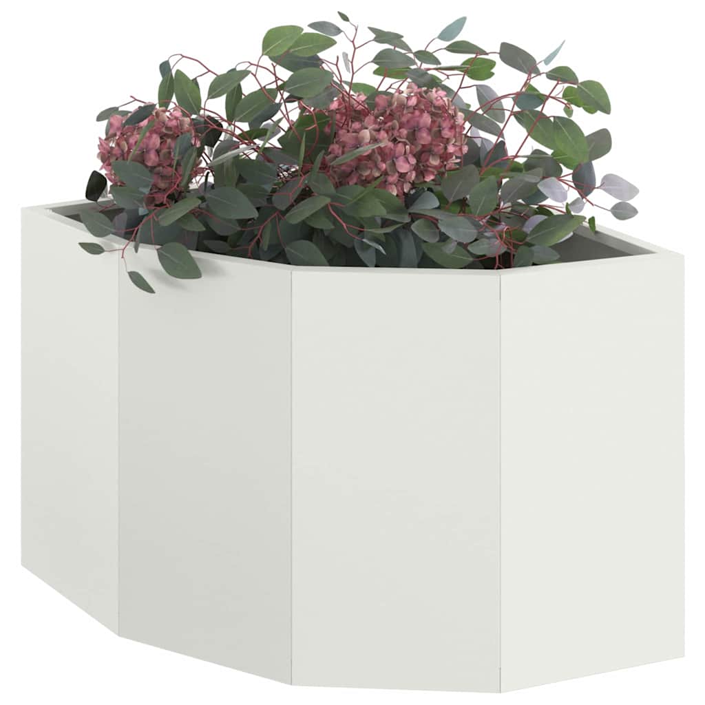 Hjørne Plante Hvit 45 x 45 x 35 cm Stål