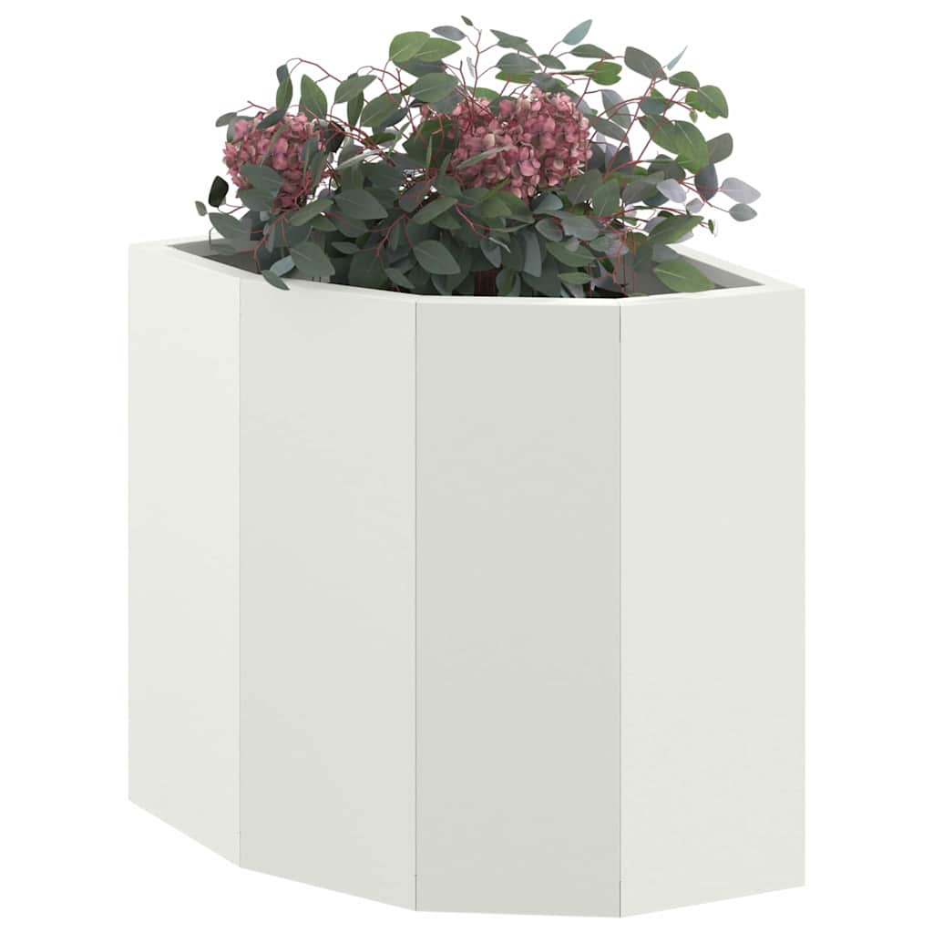 Hjørne Plante Hvit 30 x 30 x 35 cm Stål