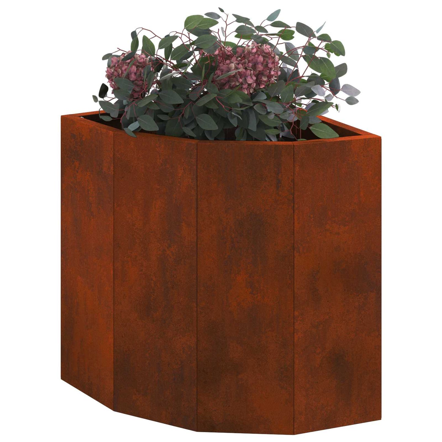 Hjørne Plante Rusten 30 x 30 x 35 cm Cortenstål