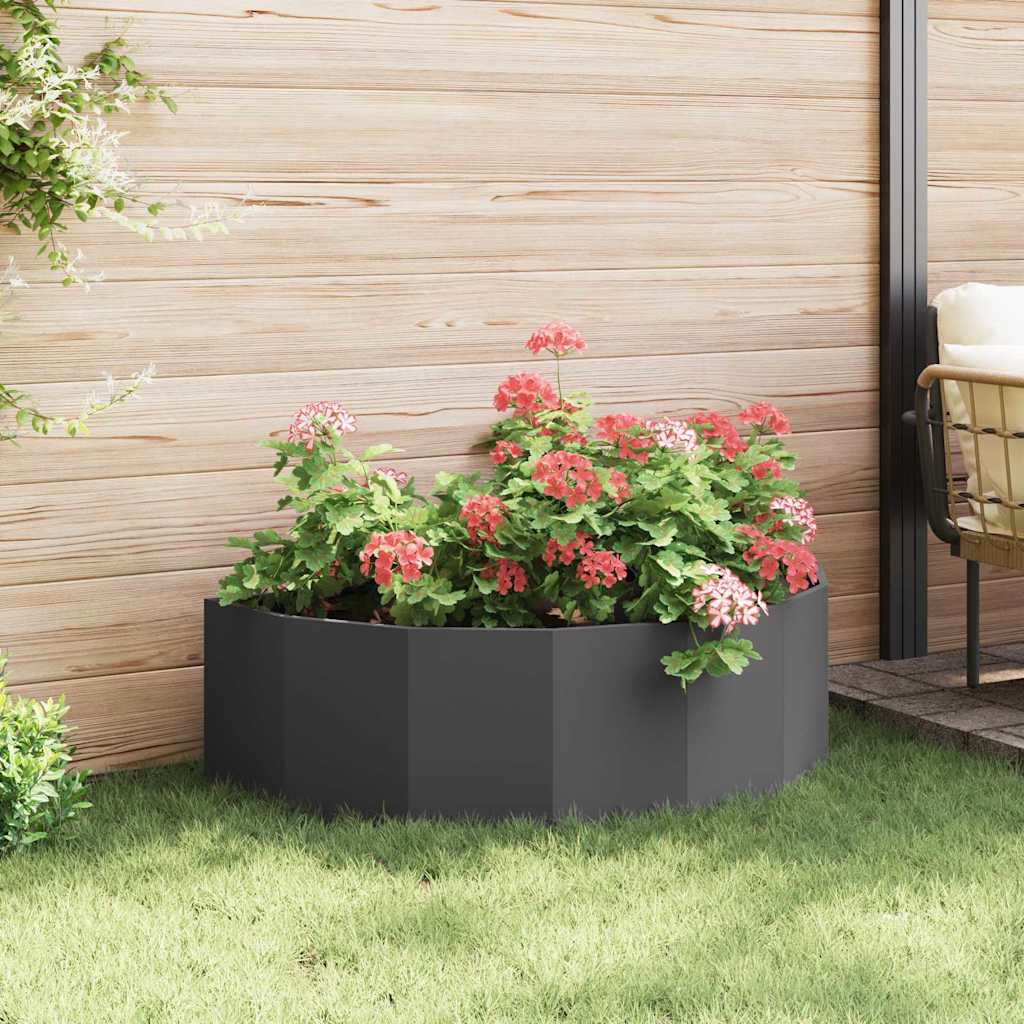 Plantekassed Svart 120 x 60 x 35 cm Stål