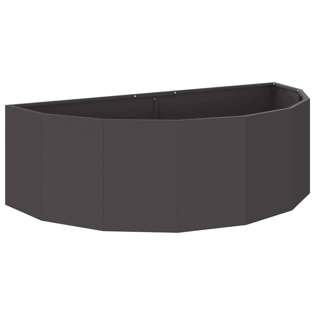 Plantekassed Svart 120 x 60 x 35 cm Stål