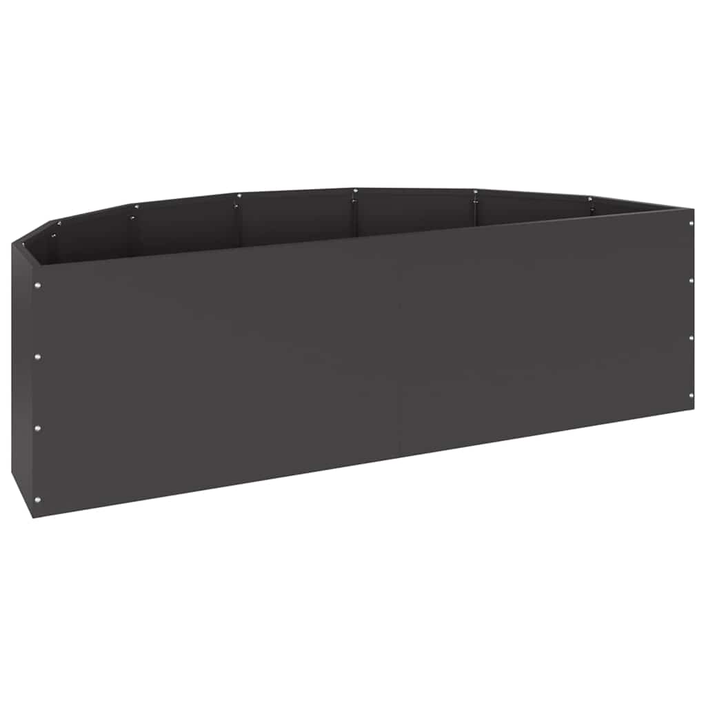 Plantekassed Svart 120 x 60 x 35 cm Stål