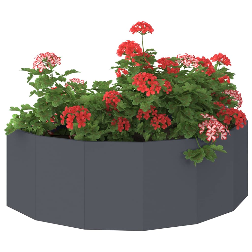 Plantekassed Antrasitt 120 x 60 x 35 cm Stål