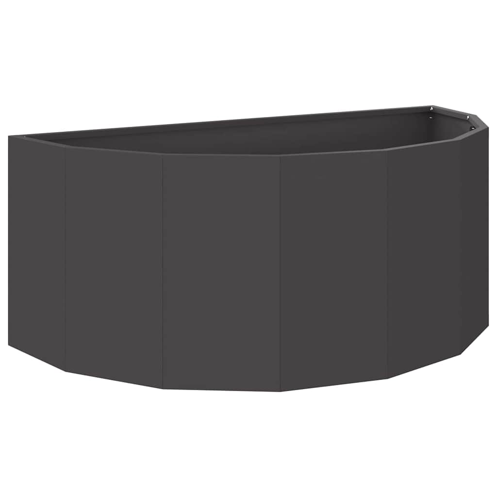 Plantekassed Svart 90 x 45 x 35 cm Stål