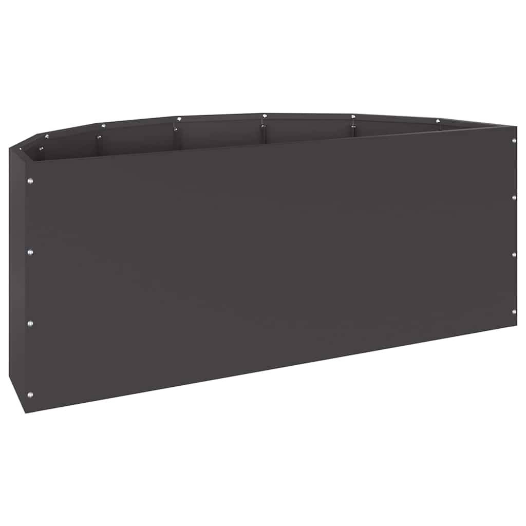 Plantekassed Svart 90 x 45 x 35 cm Stål