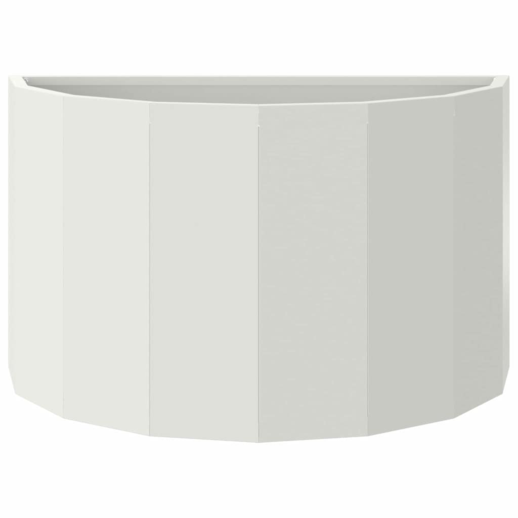 Plantekassed Hvit 60 x 30 x 35 cm Stål