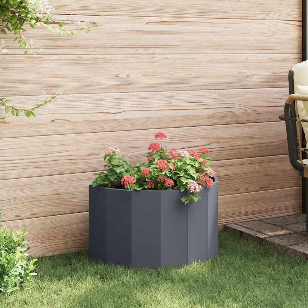 Plantekassed Antrasitt 60 x 30 x 35 cm Stål