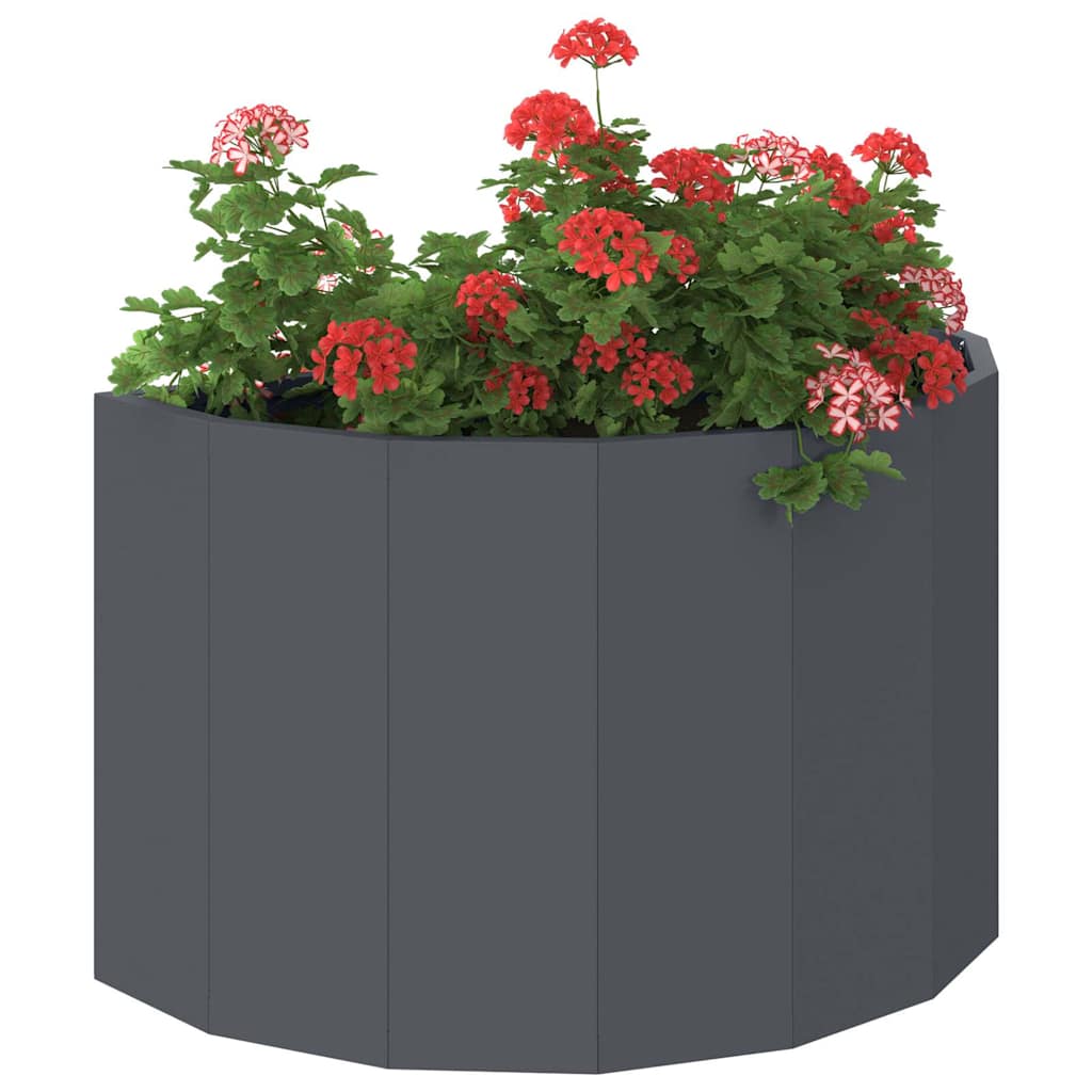 Plantekassed Antrasitt 60 x 30 x 35 cm Stål