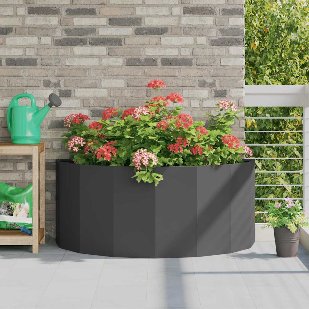 Plantekassed Svart 120 x 60 x 50 cm Stål