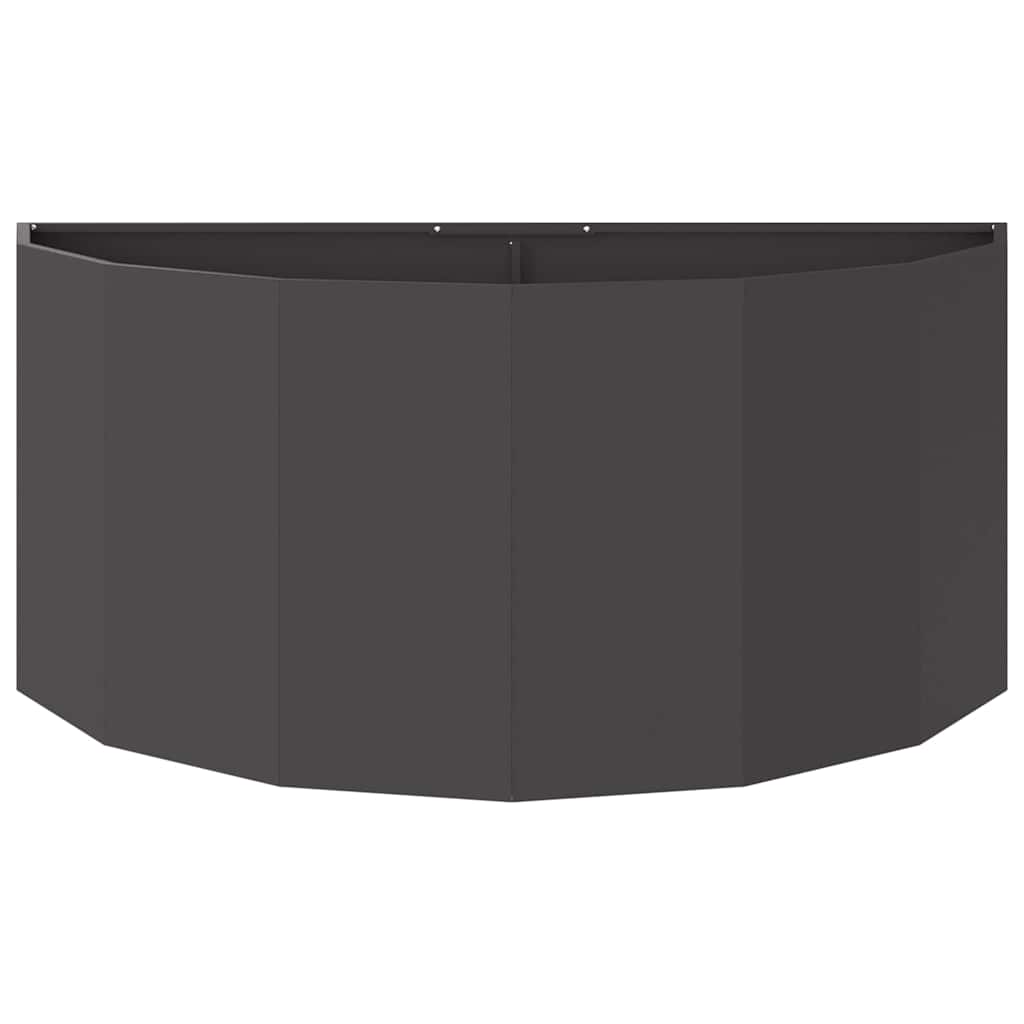 Plantekassed Svart 120 x 60 x 50 cm Stål