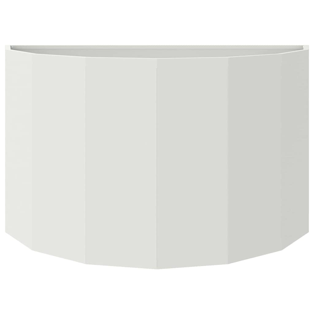 Plantekassed Hvit 90 x 45 x 50 cm Stål