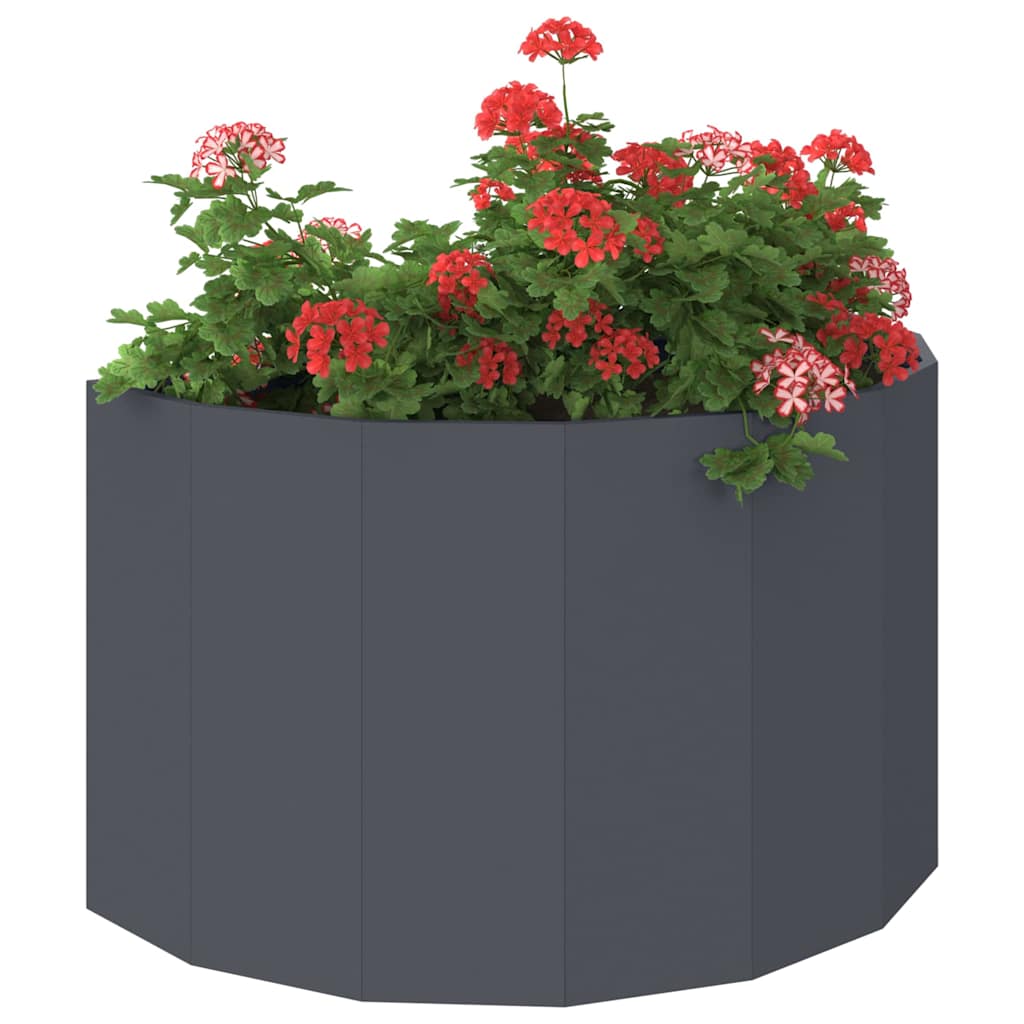 Plantekassed Antrasitt 90 x 45 x 50 cm Stål