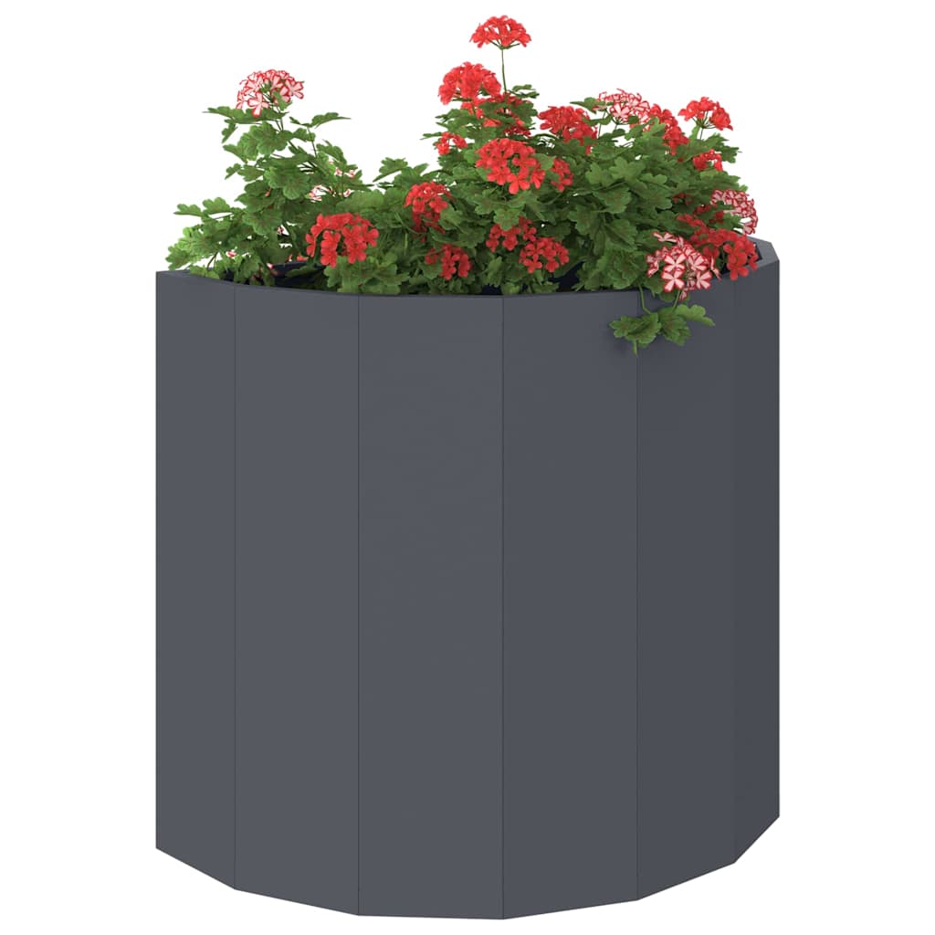 Plantekassed Antrasitt 60 x 30 x 50 cm Stål