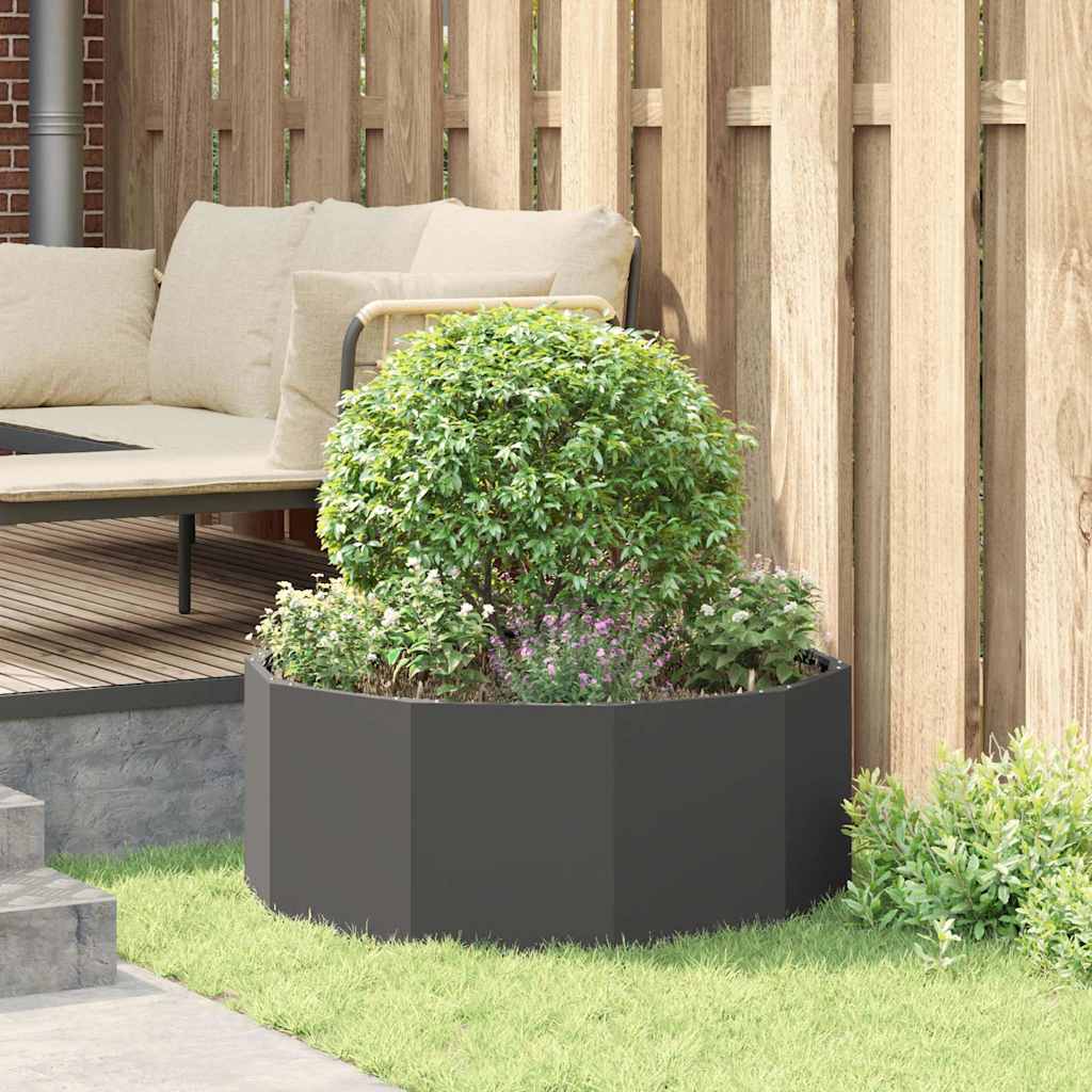 Plantekassed Svart 90 x 90 x 35 cm Stål