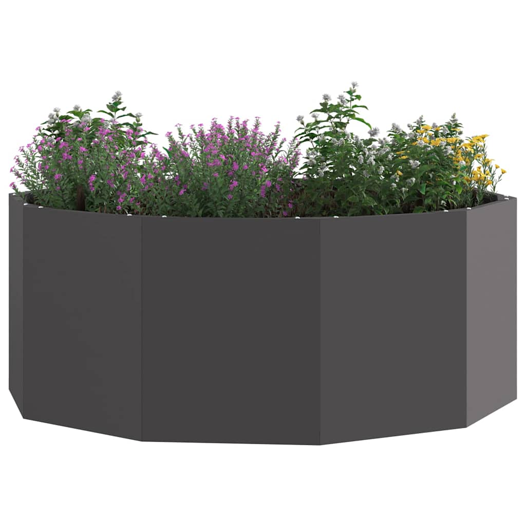 Plantekassed Svart 90 x 90 x 35 cm Stål