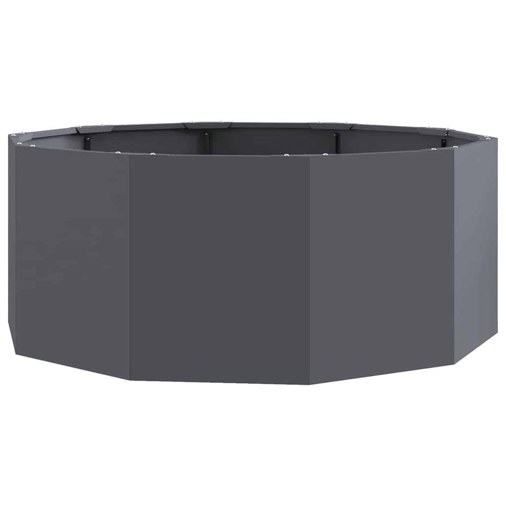 Plantekassed Antrasitt 90 x 90 x 35 cm Stål