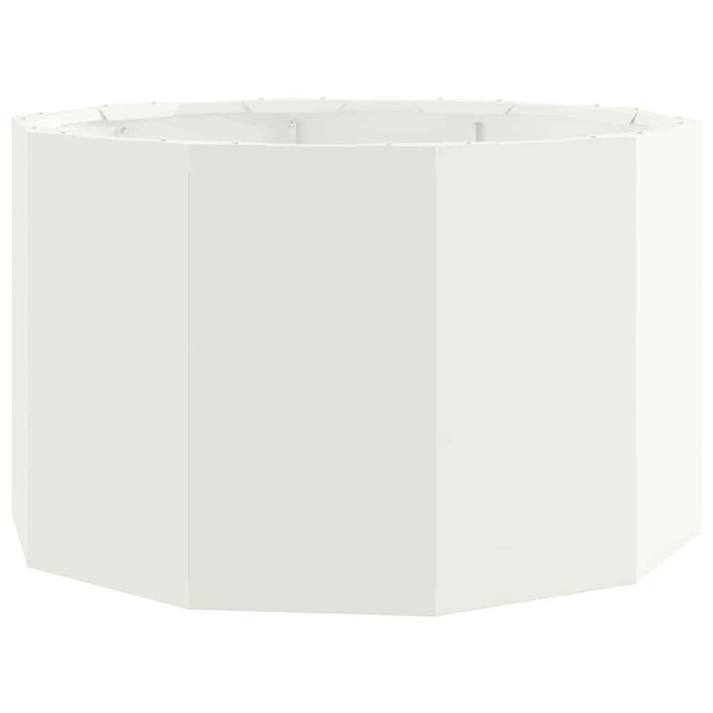 Plantekassed Hvit 60 x 60 x 35 cm Stål