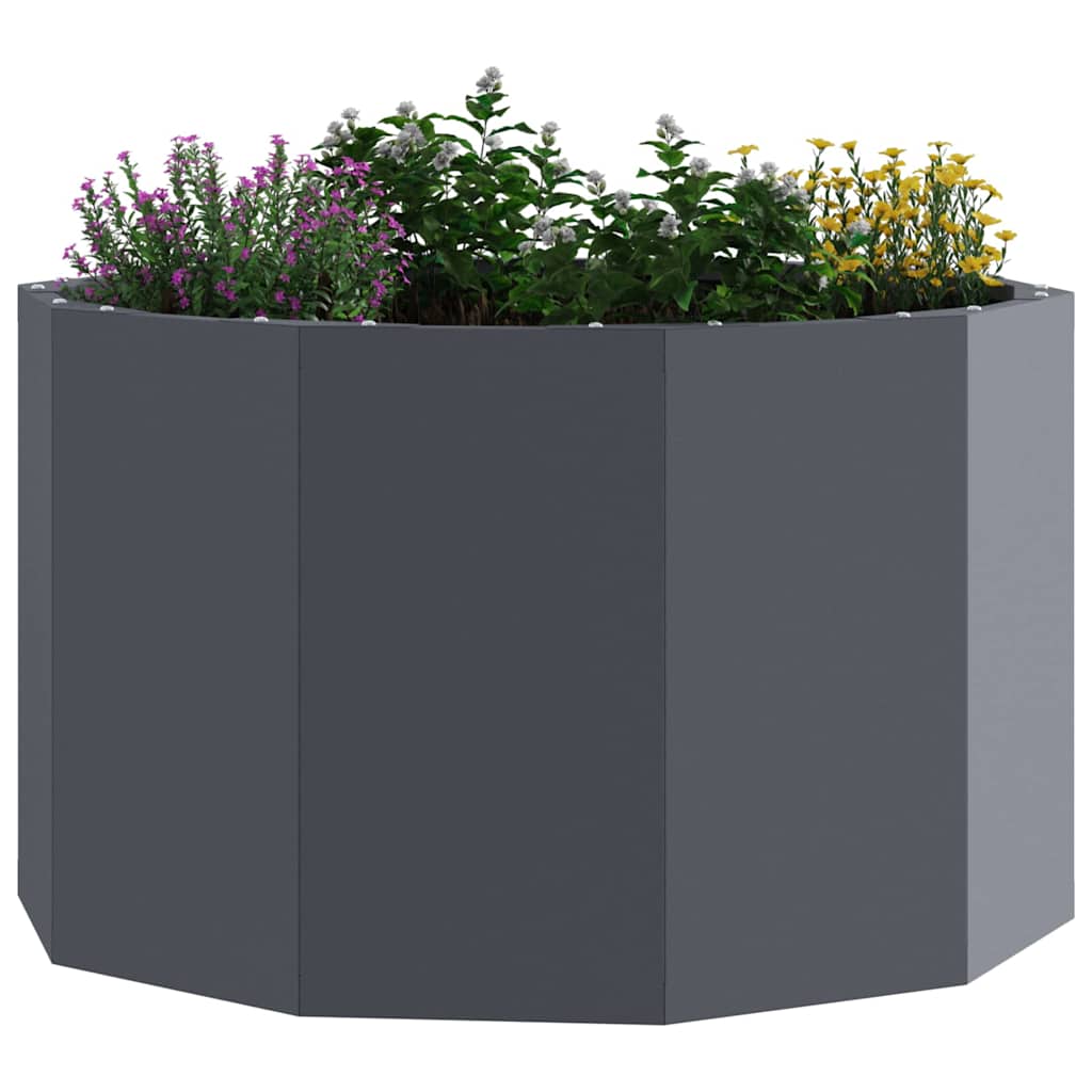 Plantekassed Antrasitt 60 x 60 x 35 cm Stål