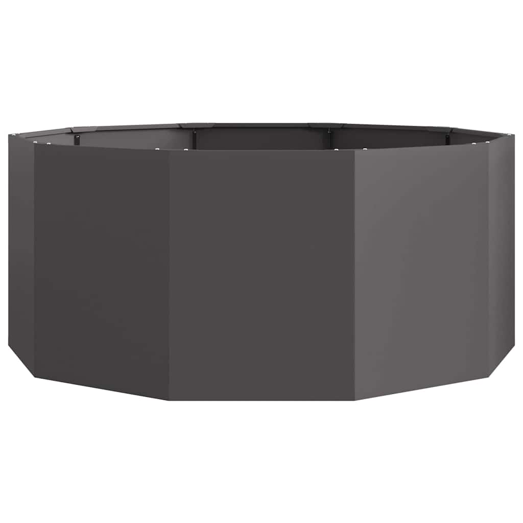 Plantekassed Svart 120 x 120 x 50 cm Stål