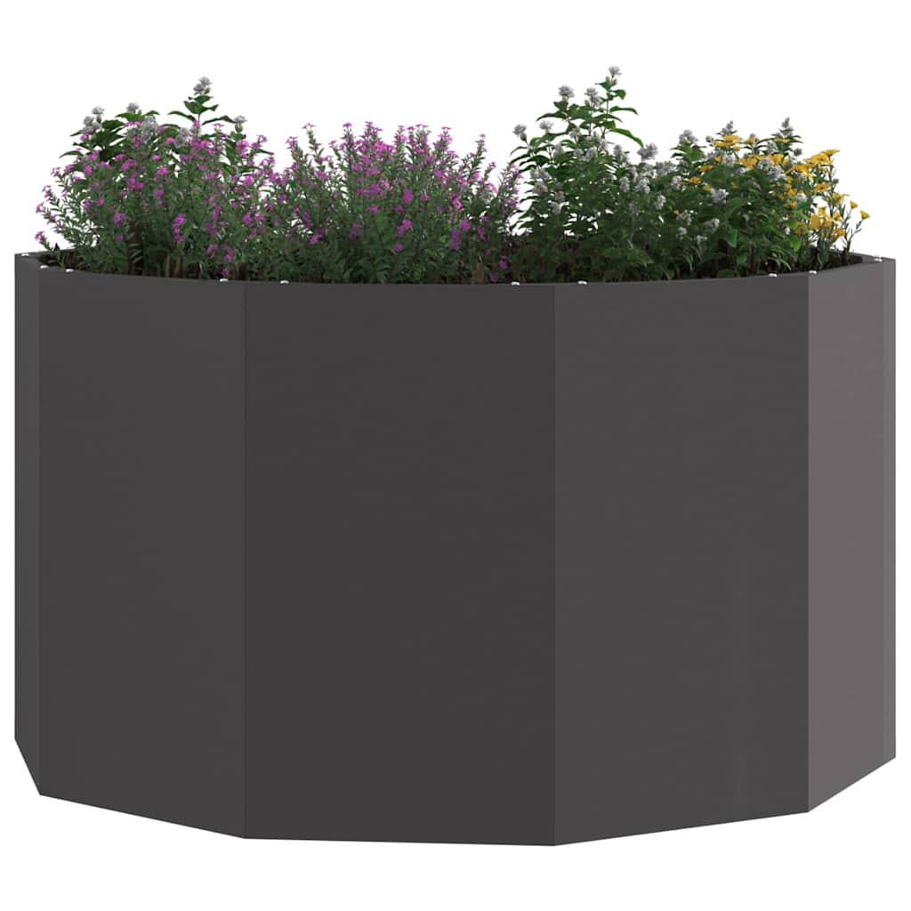 Plantekassed Svart 90 x 90 x 50 cm Stål
