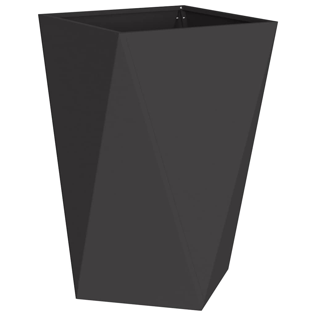 Plantekassed Svart 50 x 50 x 75 cm Stål