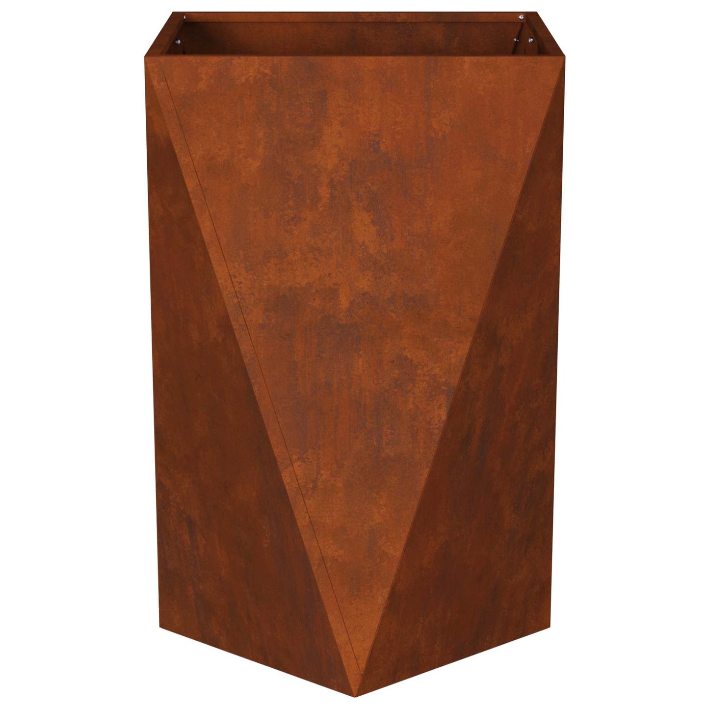 Plantekassed Rusten 50 x 50 x 75 cm Cortenstål
