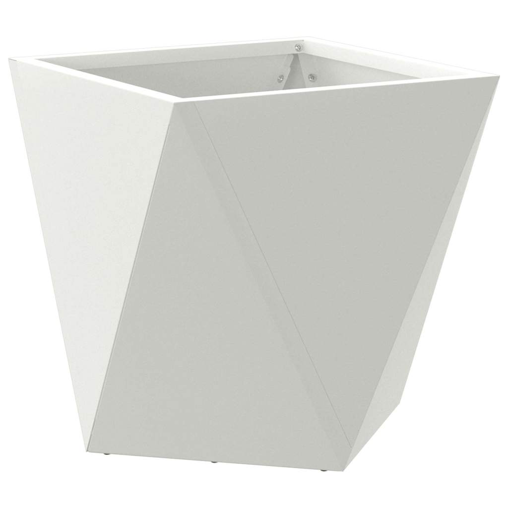 Plantekassed Hvit 30 x 30 x 30 cm Stål