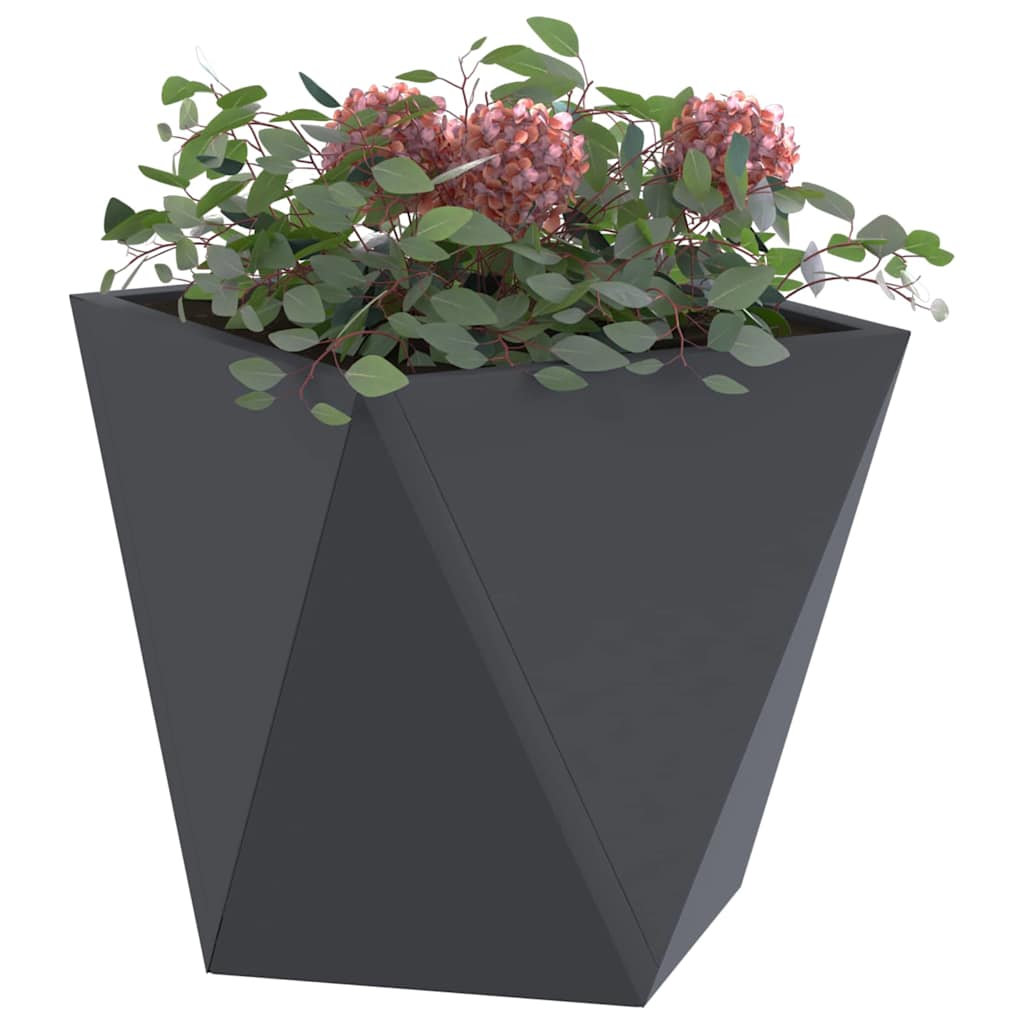 Plantekassed Antrasitt 30 x 30 x 30 cm Stål