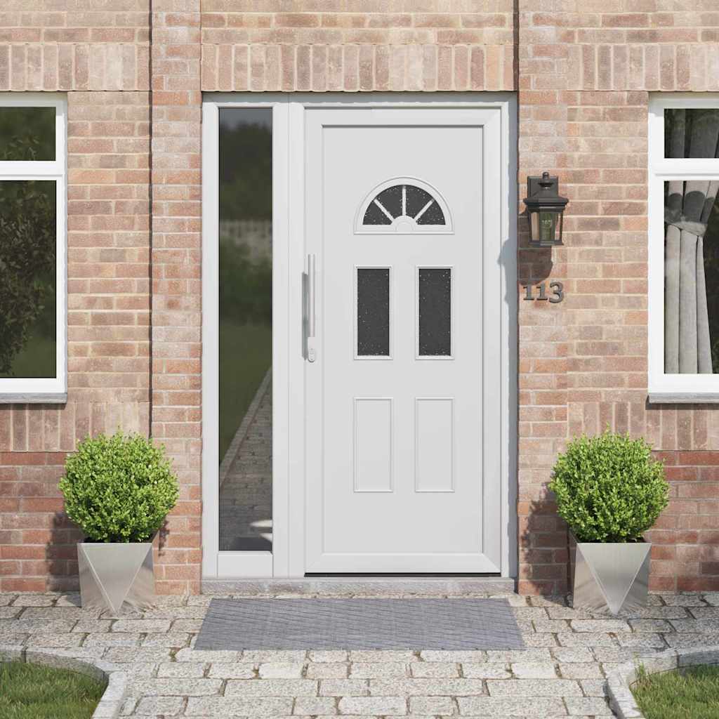 Plantekassed 2 pcs sølv 30 x 30 x 30 cm Rustfritt Stål