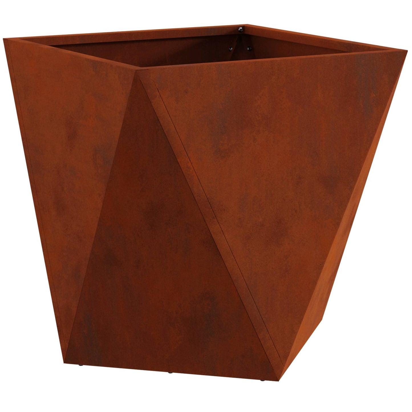 Plantekassed Rusten 50 x 50 x 50 cm Cortenstål