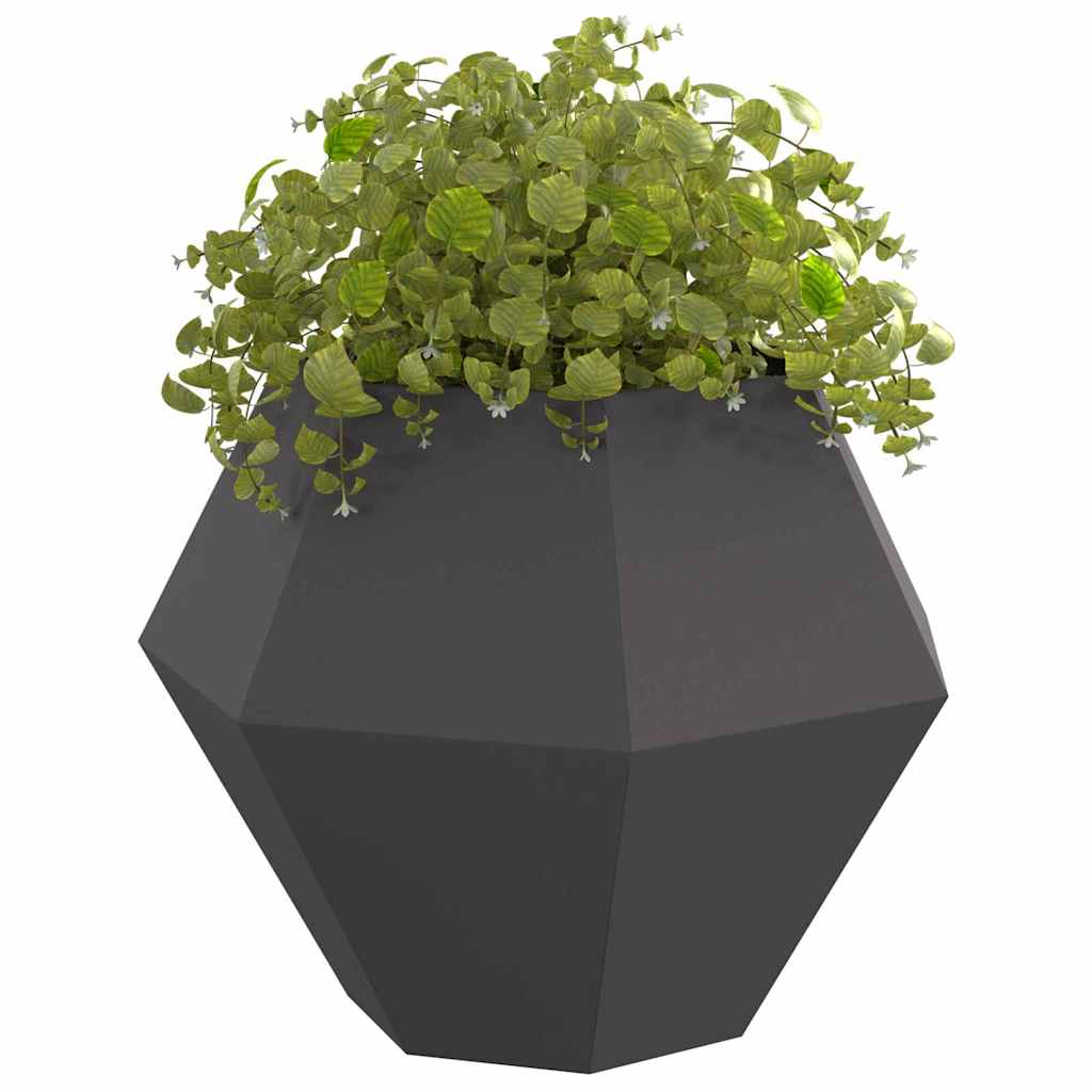 Plantekassed Svart 100 x 100 x 80 cm Stål