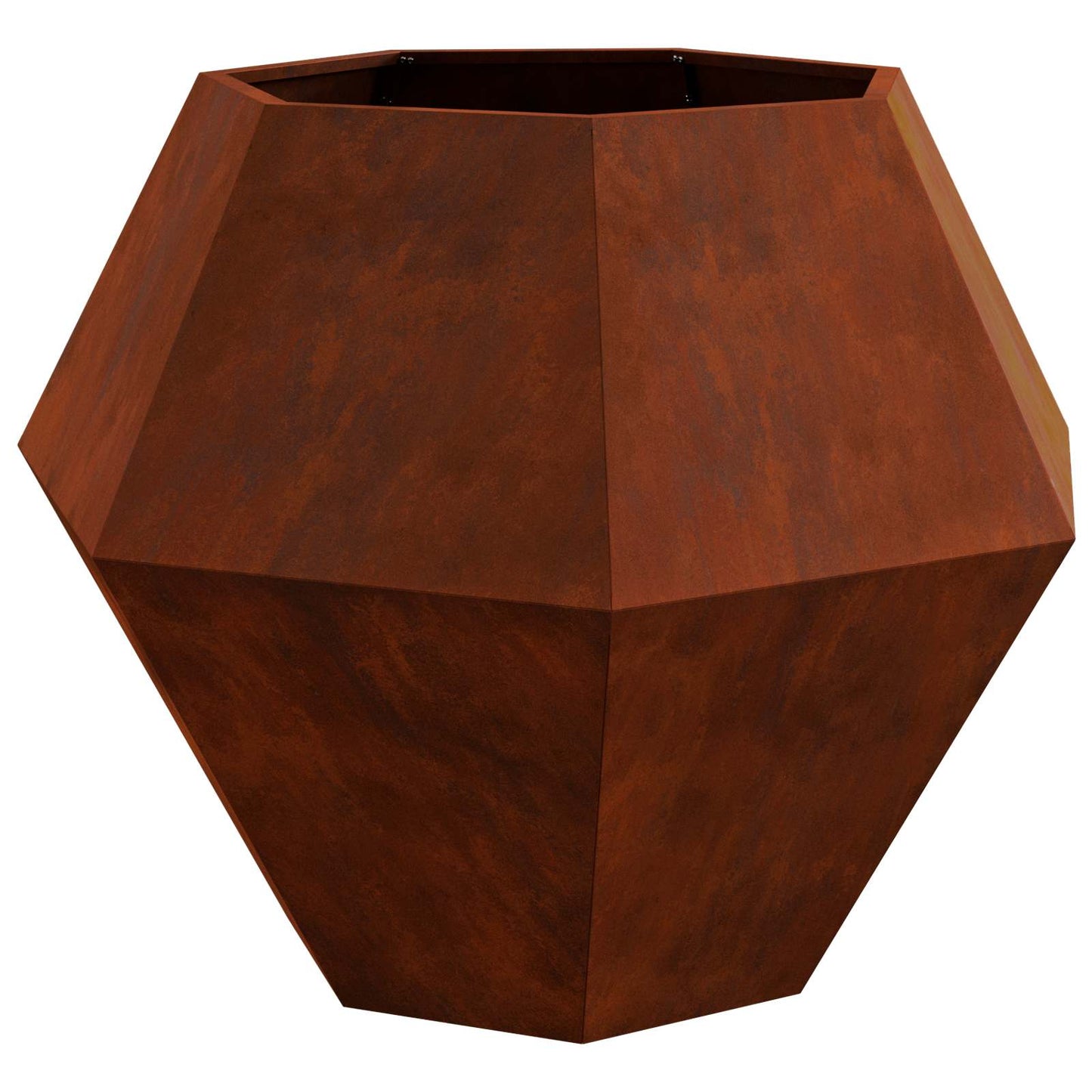 Plantekassed Rusten 100 x 100 x 80 cm Cortenstål