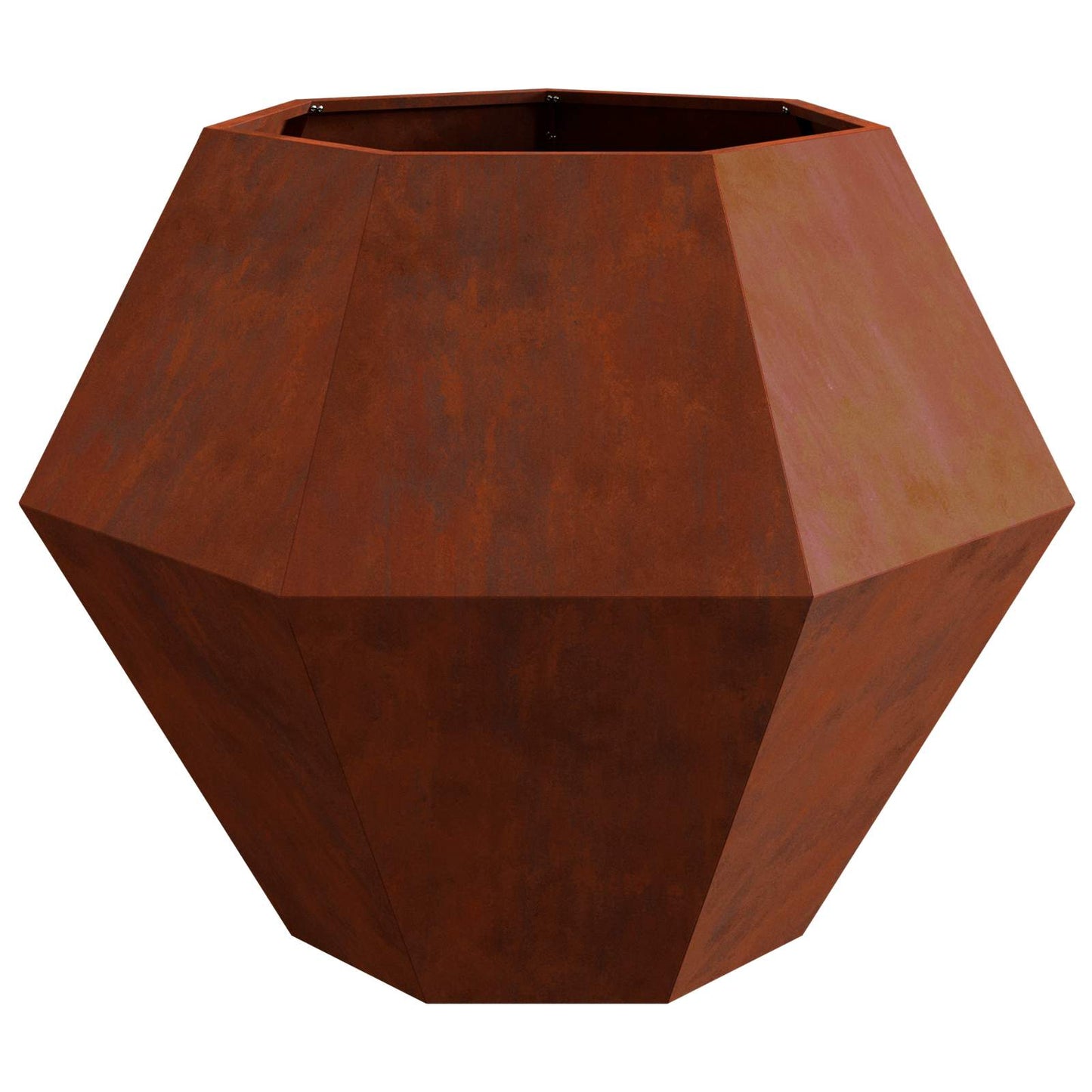 Plantekassed Rusten 100 x 100 x 80 cm Cortenstål