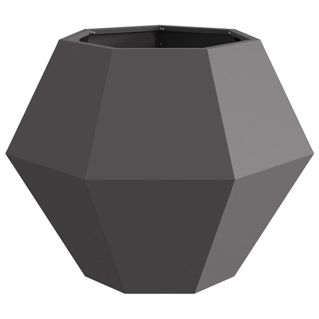 Plantekassed Svart 75 x 75 x 60 cm Stål