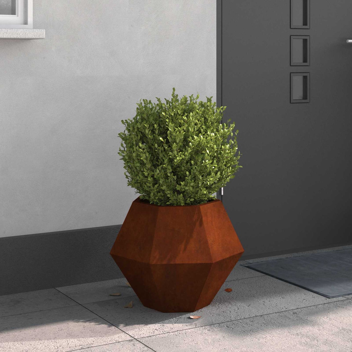 Plantekassed Rusten 50 x 50 x 40 cm Cortenstål