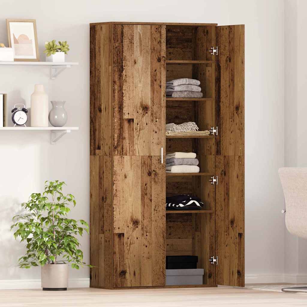 Highboard Gamle tre 80 x 35 x 180 cm Konstruert tre