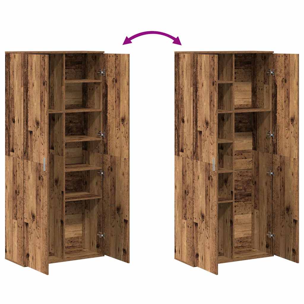 Highboard Gamle tre 80 x 35 x 180 cm Konstruert tre